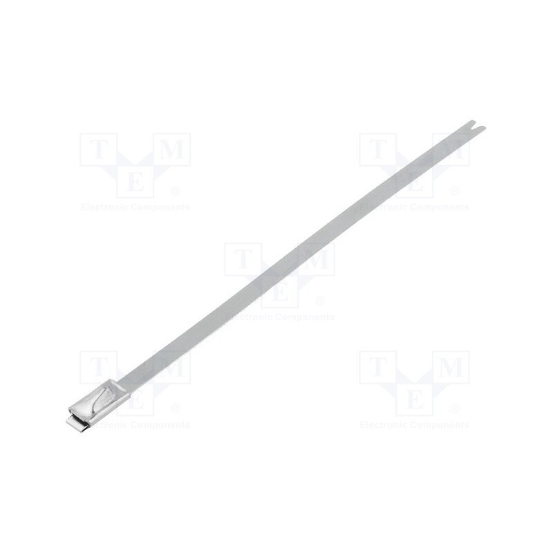 50 pcs : 111-93058 - Cable tie, L: 127mm, W: 4.6mm, stainless steel AISI 304, 900N, MBT