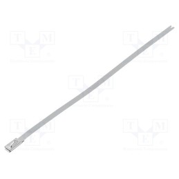 50 pcs : 111-93088 - Cable tie, L: 201mm, W: 4.6mm, stainless steel AISI 304, 900N, MBT