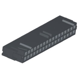 1 pcs - TE Connectivity 26-Way IDC Connector Socket for Cable Mount, 2-Row