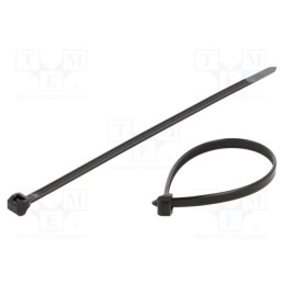 200 pcs : 118-05850 - Cable tie, externally serrated, L: 150mm, W: 4.6mm, polyamide, 225N