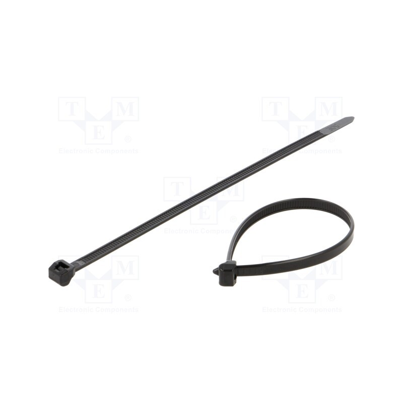 200 pcs : 118-05850 - Cable tie, externally serrated, L: 150mm, W: 4.6mm, polyamide, 225N