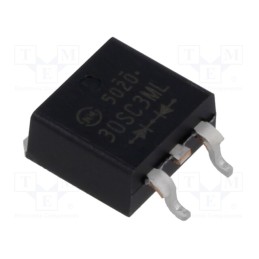 10 pcs : DF30SC3ML-7102 - Diode: Schottky rectifying, SMD, 30V, 30A, SC83,