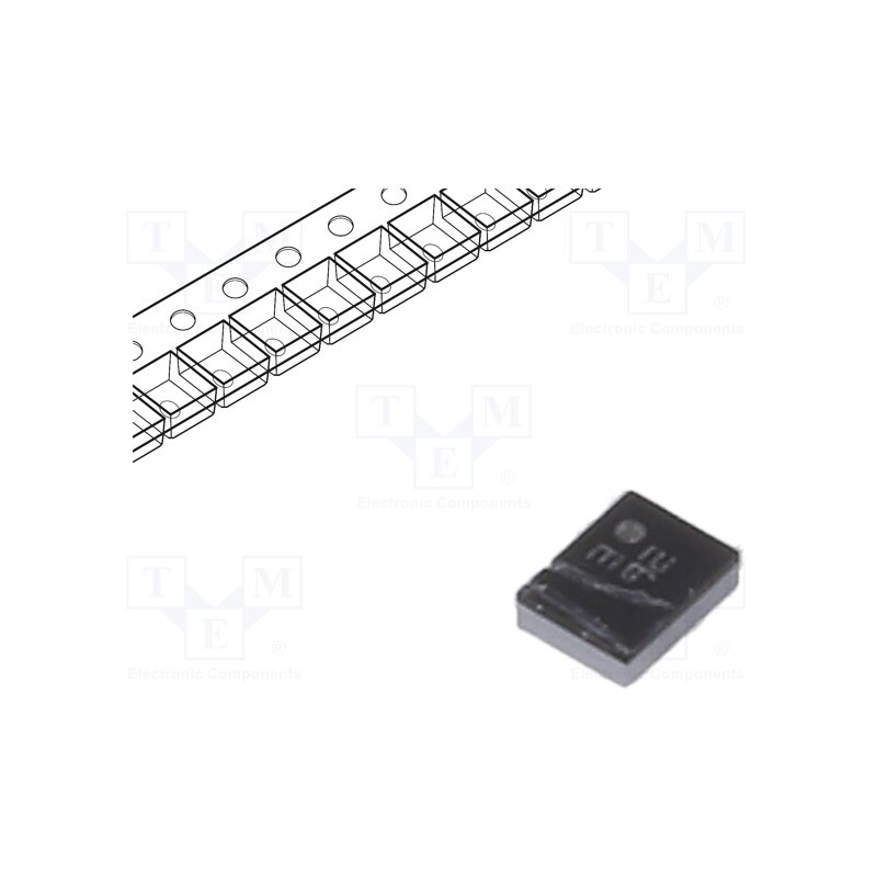 10 pcs : LM3671TLX-ADJ/NOPB - IC: PMIC, DC/DC converter, Uin: 2.7÷5.5VDC, Uout: 1.1÷3.3VDC, 0.6A