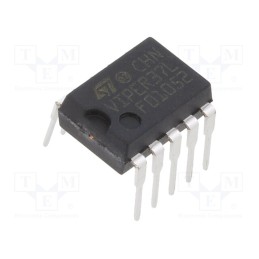 10 pcs : VIPER37LE - IC: driver, flyback, PWM controller, DIP10, 3A, 800V, Ch: 1, 54÷66kHz