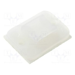 50 pcs : 151-11319 - Holder, self-adhesive, polyamide, UL94V-2, natural, FH: 2.2mm