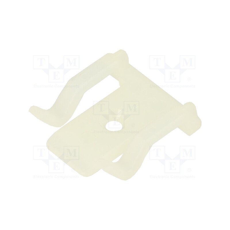 50 pcs : 151-22819 - Screw down self-adhesive holder, polyamide, natural
