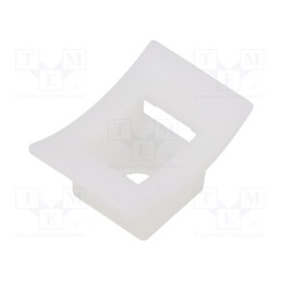 50 pcs : 151-27019 - Holder, screw, polyamide,polyamide 6.6, natural, cable ties