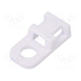 50 pcs : 151-31203 - Holder, screw, polyamide, UL94V-2, natural, Tie width: 5mm