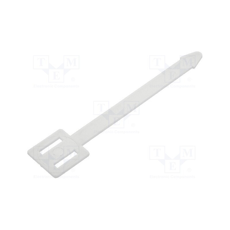 50 pcs : 151-41119 - Label, polyamide, natural, -40÷85°C, leaded, W: 4.7mm, L: 62.5mm
