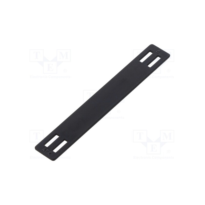 50 pcs : 151-41210 - Label, polyamide, black, -40÷85°C, leaded, W: 9mm, L: 63mm