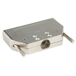 1 pcs - Amphenol FCI 8655MH Series Die Cast Zinc D-sub Connector Backshell, 37 Way, Strain Relief