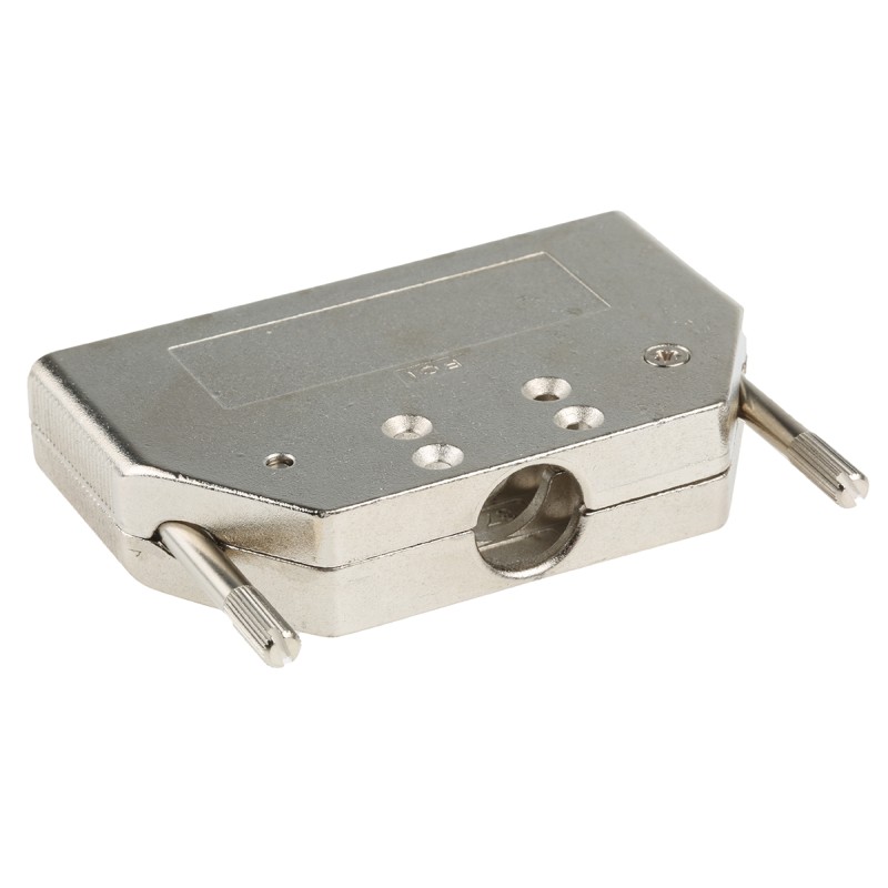 1 pcs - Amphenol FCI 8655MH Series Die Cast Zinc D-sub Connector Backshell, 37 Way, Strain Relief