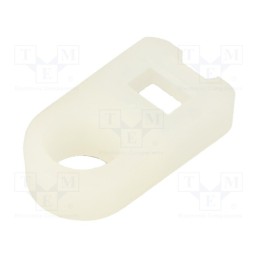50 pcs : 151-61319 - Holder, screw, polyamide,polyamide 6.6, natural, cable ties