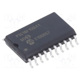 10 pcs : PIC18F15Q41-I/SO - IC: PIC microcontroller, 32kB, 64MHz, I2C,SPI x2,UART, 1.8÷5.5VDC