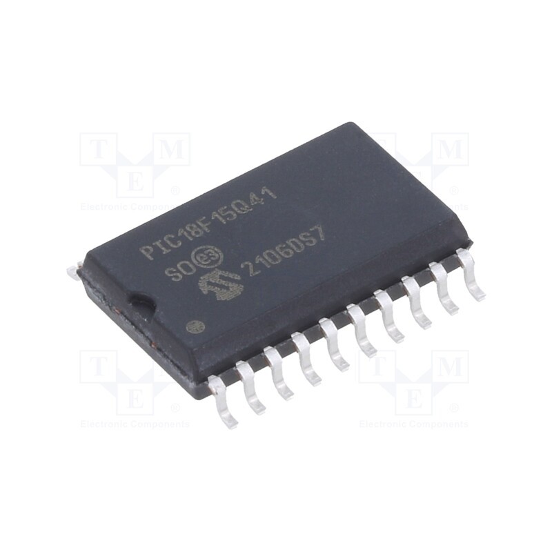 10 pcs : PIC18F15Q41-I/SO - IC: PIC microcontroller, 32kB, 64MHz, I2C,SPI x2,UART, 1.8÷5.5VDC