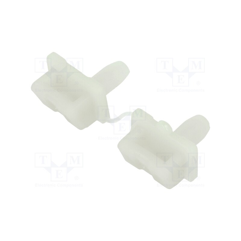 20 pcs : 152-11309 - Holder, push-in, polyamide, natural, Tie width: 9.3mm, Ht: 10mm