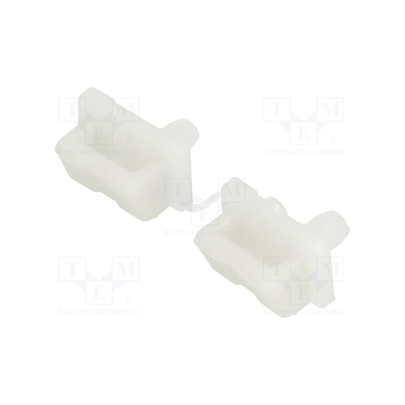 20 pcs : 152-11359 -AS - Holder, push-in, polyamide, natural, Tie width: 9.3mm, Ht: 10mm