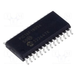10 pcs : PIC16F18056-I/SO - IC: PIC microcontroller, 28kB, ADC,DAC,EUSART,I2C / SPI, SMD