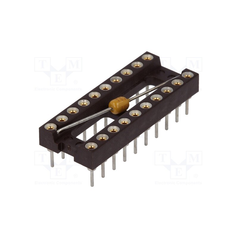 10 pcs : 001-3-020-3-B1STF-XT0 - Socket: integrated circuits, DIP20, Pitch: 2.54mm, precision, THT