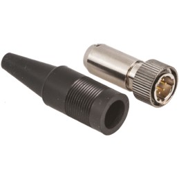 1 pcs - Hirose Circular Connector, 6 Contacts, Cable Mount, Miniature Connector, Plug, Male, SR30 Series