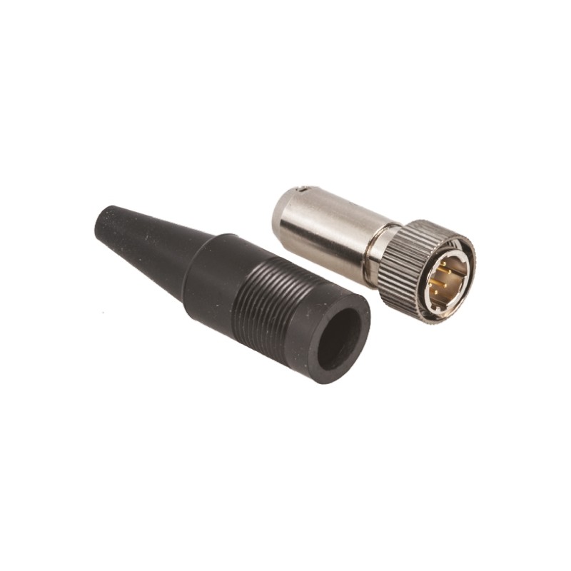 1 pcs - Hirose Circular Connector, 6 Contacts, Cable Mount, Miniature Connector, Plug, Male, SR30 Series