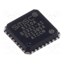 10 pcs : LAN8710A-EZC - IC: transceiver, 10/100Base-T, QFN32, 1.62÷3.6V, 0÷85°C, in-tray