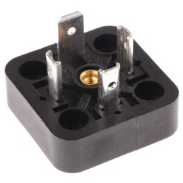 1 pcs - Hirschmann GSA 3P+E DIN 43650 A, Male Solenoid Valve Connector, No, 400 V ac/dc Voltage