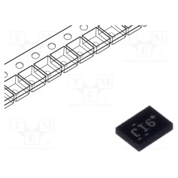 10 pcs : TLA2024IRUGR - IC: A/D converter, Ch: 4, 12bit, 3.3ksps, 2÷5.5V, X2QFN10, ±1LSB