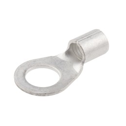 25 pcs - RS PRO Uninsulated Ring Terminal, 10.5mm Stud Size, 16mm² to 16mm² Wire Size
