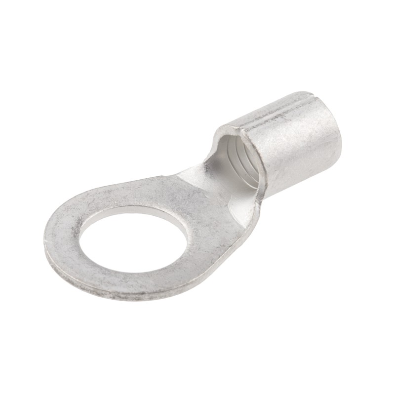 25 pcs - RS PRO Uninsulated Ring Terminal, 10.5mm Stud Size, 16mm² to 16mm² Wire Size