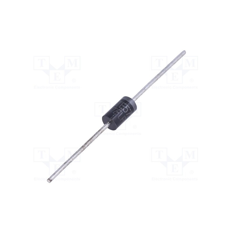 10 pcs : NTE573-2 - Diode: Schottky rectifying, THT, 200V, 5A, DO201AD, Ufmax: 900mV