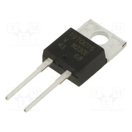 10 pcs : VS-19TQ015-M3 - Diode: Schottky rectifying, THT, 15V, 19A, TO220AC, , Ir: 522mA