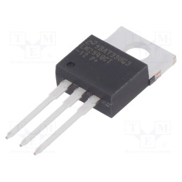 10 pcs : LM2940CT-12/NOPB - IC: voltage regulator, LDO,fixed, 12V, 1A, TO220-3, THT, , Ch: 1