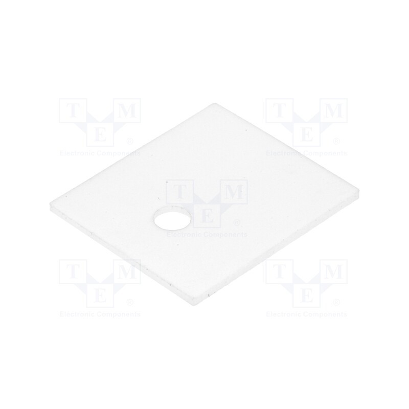 10 pcs : AOS 3 P 2 - Heat transfer pad: ceramic, TO3P, L: 20mm, W: 23mm, Thk: 1mm, 25W/mK