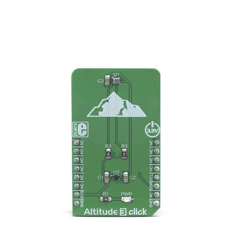 1 pcs - MikroElektronika Altitude 3 Click I2C, SPI