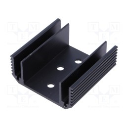 10 pcs : HS-150 - Heatsink: extruded, U, TO3, black, L: 50mm, W: 50mm, H: 21mm, aluminium