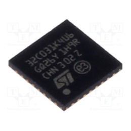 10 pcs : STM32C031K4U6 - IC: ARM microcontroller, 48MHz, UFQFPN32, 2÷3.6VDC, -40÷85°C