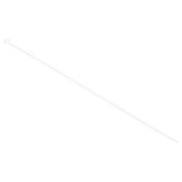 1 Bag of 100 - RS PRO Cable Tie, 300mm x 4.8 mm, Natural Nylon, Pk-100