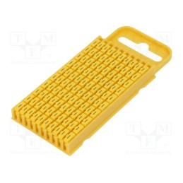 200 pcs : 561-03094 - Markers, Marking: I, 4.3÷5.3mm, polyamide, yellow, -40÷85°C, WIC