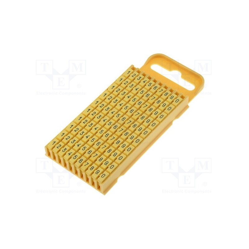 200 pcs : 561-03101 - Markers, Marking: 0, 1, 2, 3, 4, 5, 6, 7, 8, 9, 4.3÷5.3mm, WIC