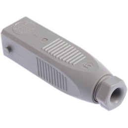 1 pcs - Hirschmann, ST IP54 Grey Cable Mount 2P + E Heavy Duty Power Connector Plug, Rated At 16A, 250 V