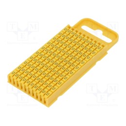 200 pcs : 561-03314 - Markers, Marking: L1, 4.3÷5.3mm, polyamide, yellow, -40÷85°C, WIC