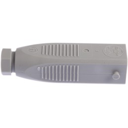 1 pcs - Hirschmann, ST IP54 Grey Cable Mount 2P + E Heavy Duty Power Connector Plug, Rated At 16A, 250 V