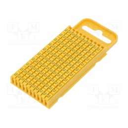 200 pcs : 561-03334 - Markers, Marking: L3, 4.3÷5.3mm, polyamide, yellow, -40÷85°C, WIC