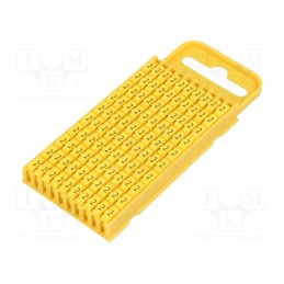 200 pcs : 561-03624 - Markers, Marking: 2, 4.3÷5.3mm, polyamide, yellow, -40÷85°C, WIC