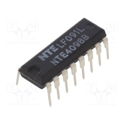 10 pcs : NTE4098B - IC: digital, monostable,multivibrator, Ch: 2, CMOS, 3÷18VDC, THT