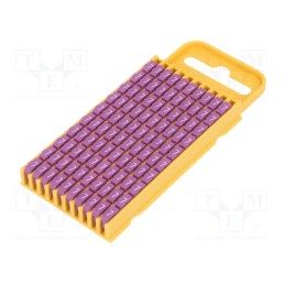 200 pcs : 561-03677 - Markers, Marking: 7, 4.3÷5.3mm, polyamide, violet, -40÷85°C, WIC