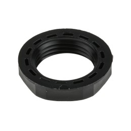 1 Pack of 25 - RS PRO Black Nylon 66 Cable Gland Locknut, M20 Thread, IP68