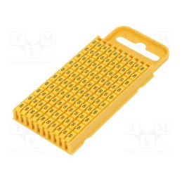 200 pcs : 561-03684 - Markers, Marking: 8, 4.3÷5.3mm, polyamide, yellow, -40÷85°C, WIC