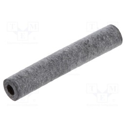 200 pcs : 600-02929 - Insulating tubing, chloroprene, black, -65÷95°C, Øint: 1.5mm